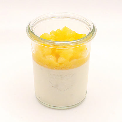 Panna Cotta mit Mango & Ananas