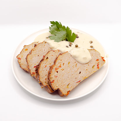 Hackbraten mit Pfeffersoße