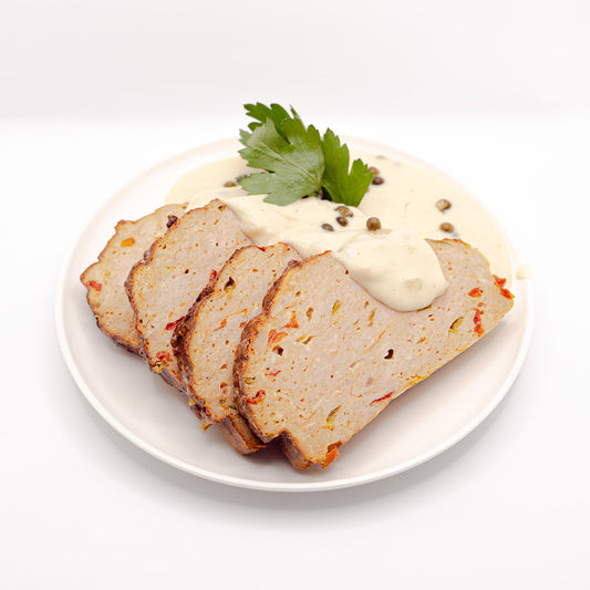 Hackbraten mit Pfeffersoße