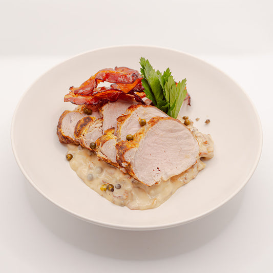 Schweinefilet an Jägersoße